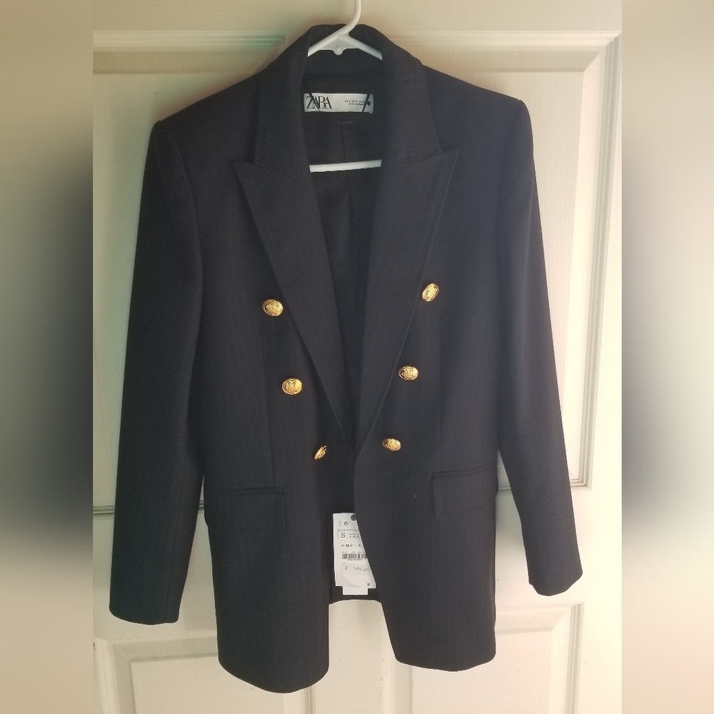 Zara pinstripe blazer - Picture 4 of 7